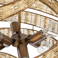 Flow 6 Light Twist Pendant