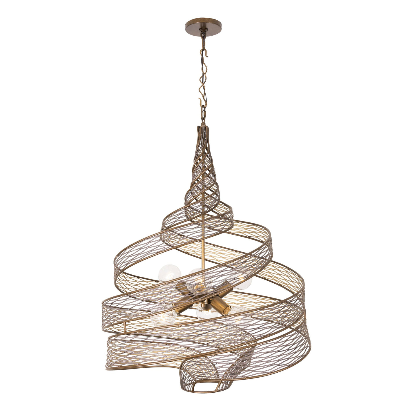 Flow 6 Light Twist Pendant