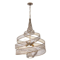 Flow 6 Light Twist Pendant