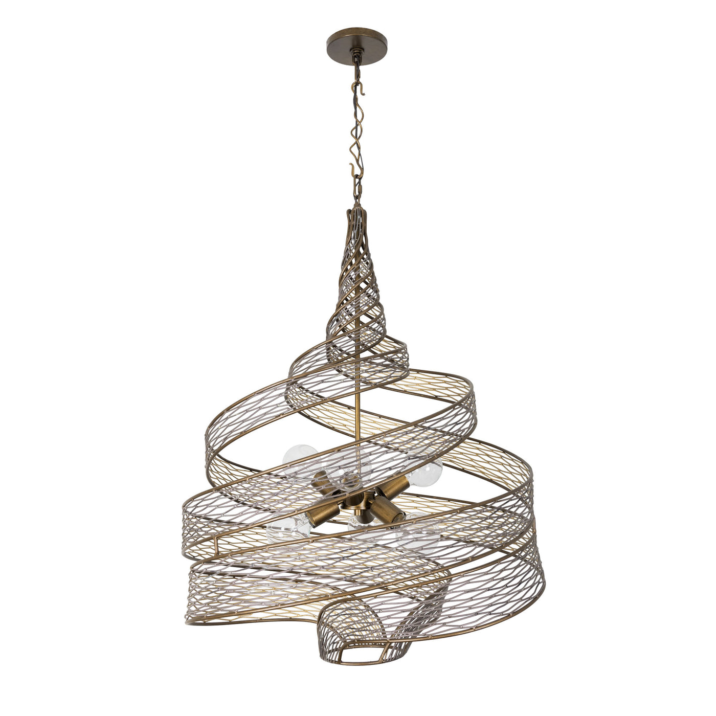 Flow 6 Light Twist Pendant