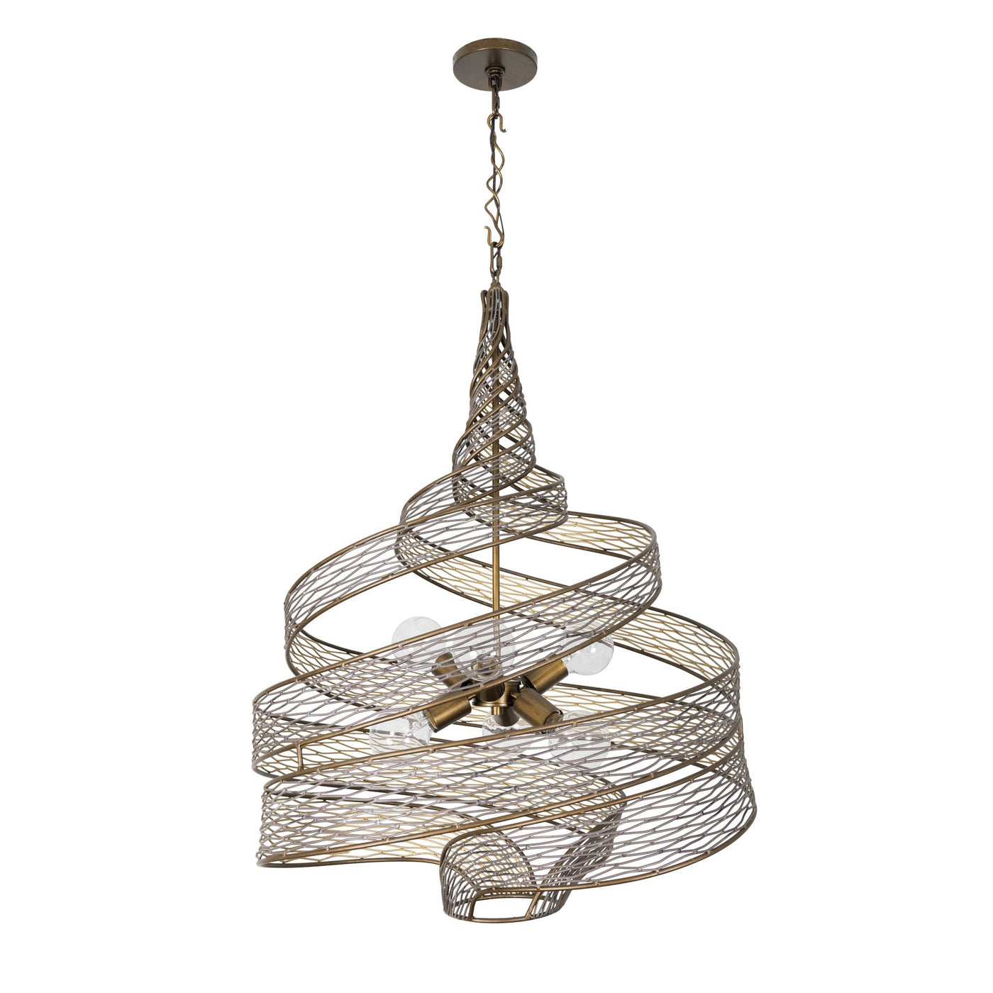 Flow 6 Light Twist Pendant