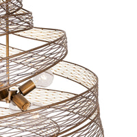 Flow 6 Light Twist Pendant