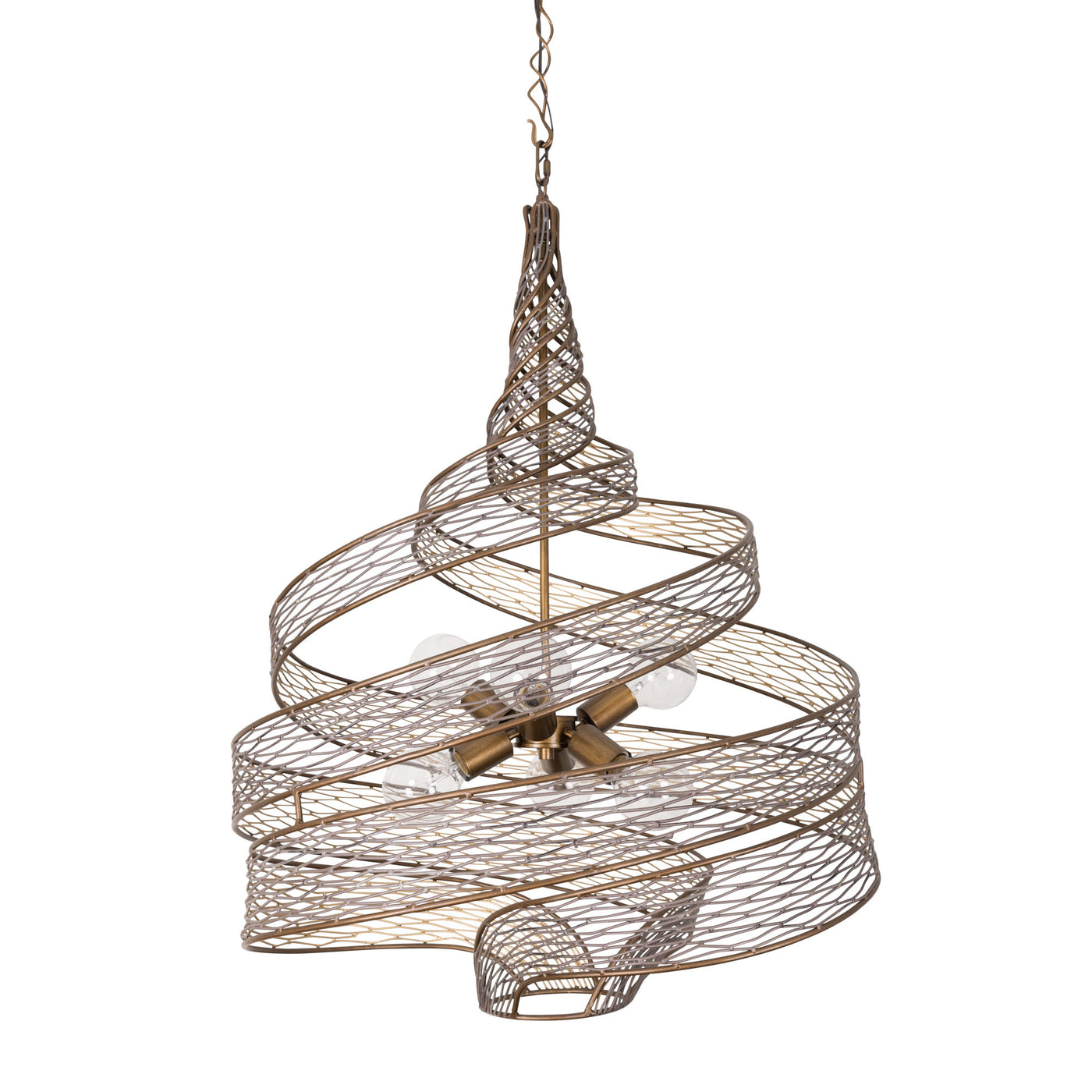 Flow 6 Light Twist Pendant