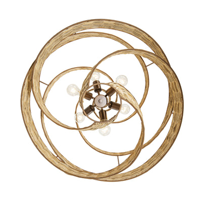Flow 6 Light Large Twist Pendant