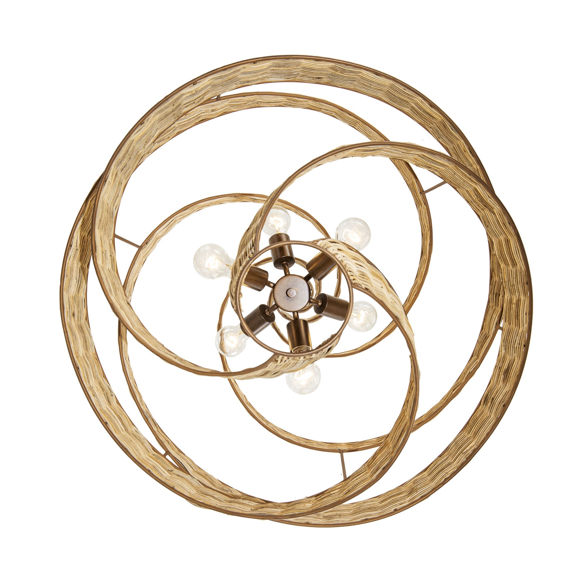 Flow 6 Light Large Twist Pendant