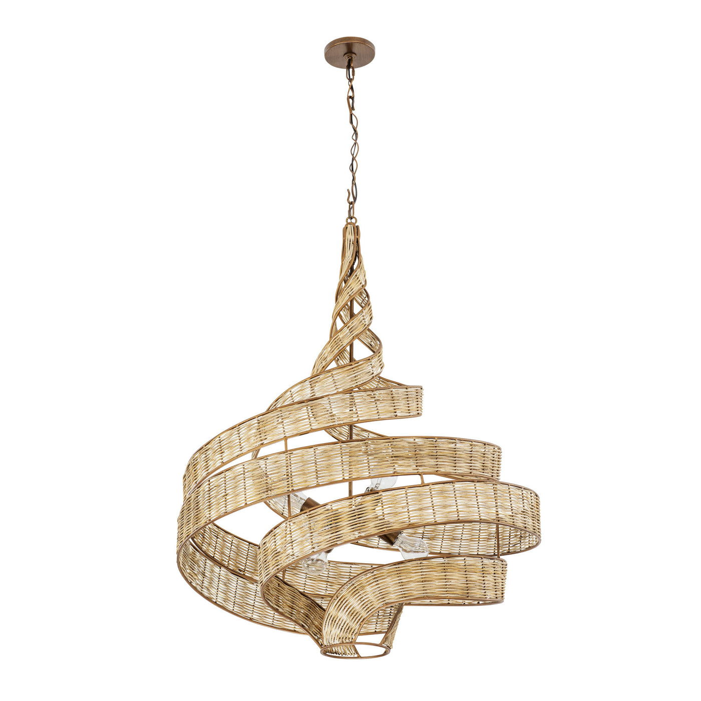 Flow 6 Light Large Twist Pendant