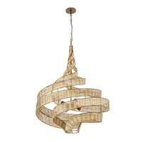 Flow 6 Light Large Twist Pendant