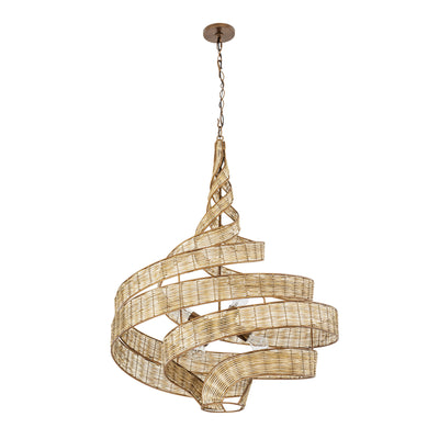 Flow 6 Light Large Twist Pendant
