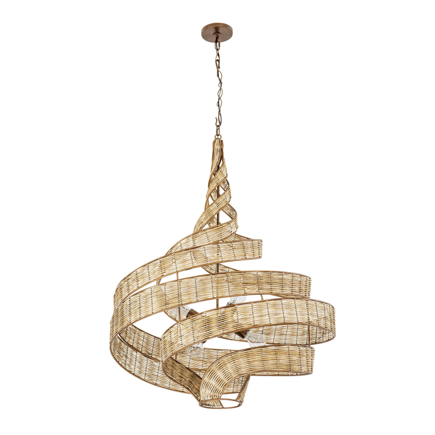 Flow 6 Light Large Twist Pendant