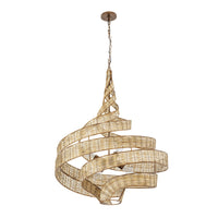 Flow 6 Light Large Twist Pendant