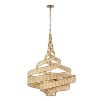 Flow 6 Light Large Twist Pendant