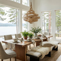 Flow 6 Light Large Twist Pendant
