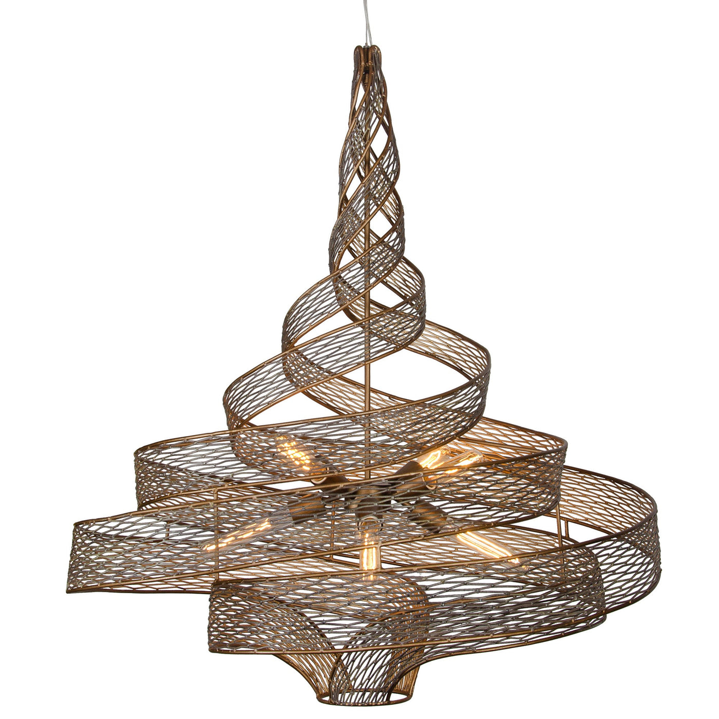 Flow 6 Light Large Twist Pendant