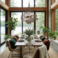 Flow 6 Light Twist Pendant