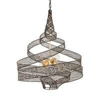 Flow 6 Light Large Twist Pendant