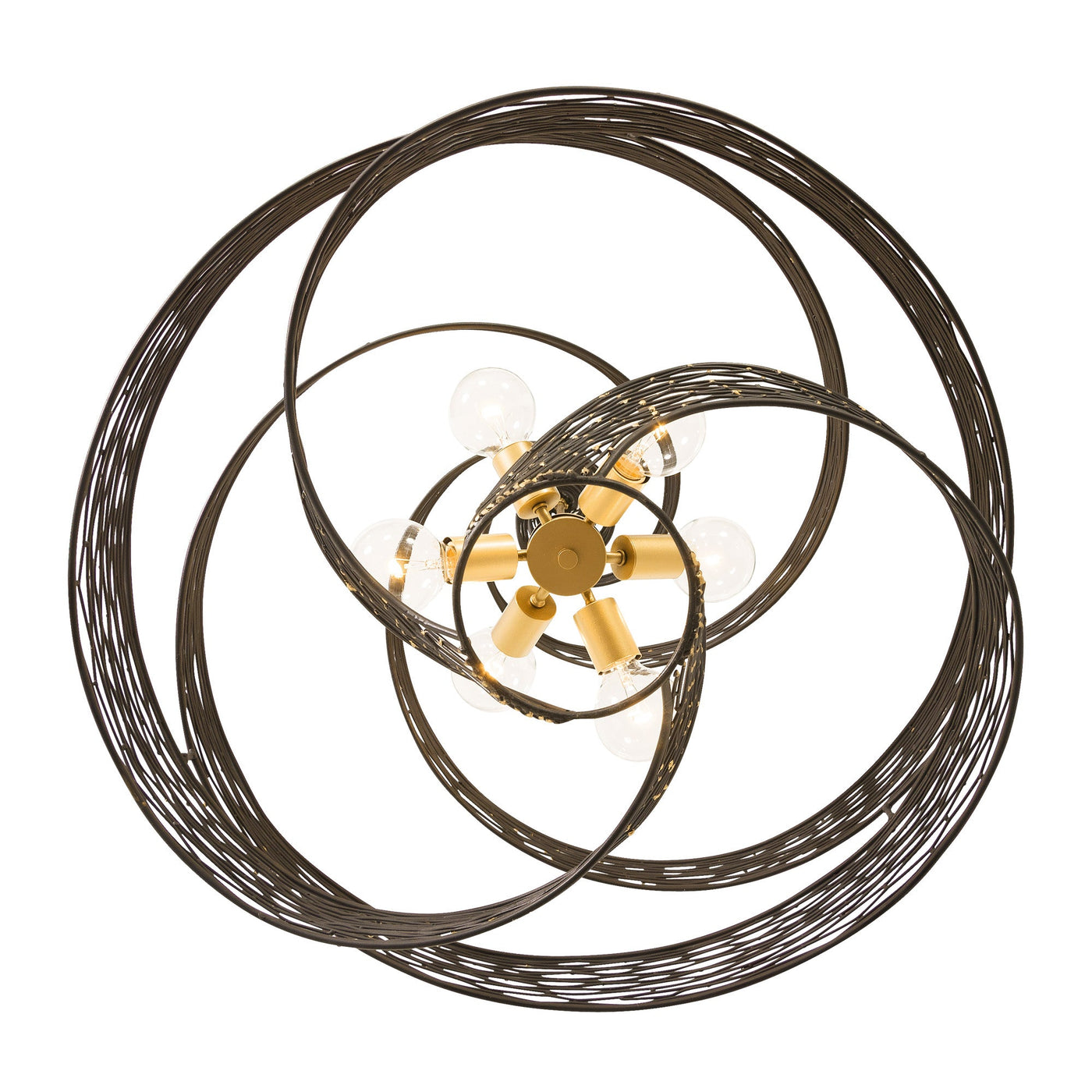 Flow 6 Light Large Twist Pendant
