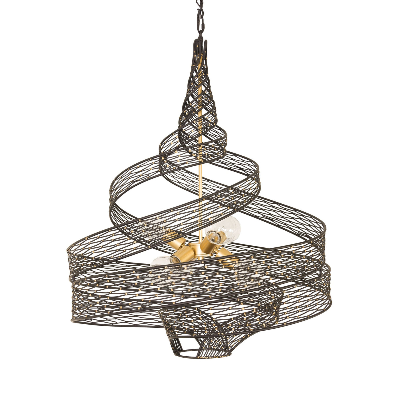 Flow 6 Light Large Twist Pendant