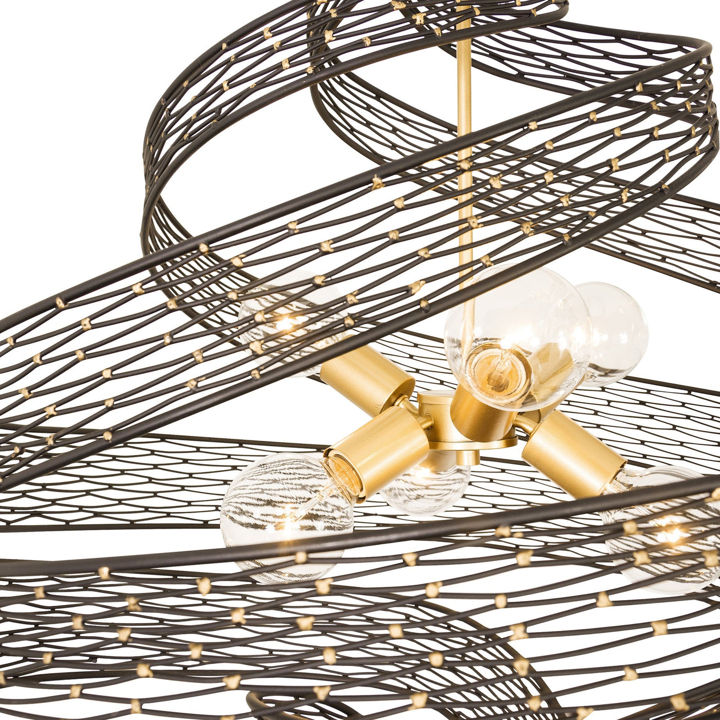 Flow 6 Light Large Twist Pendant