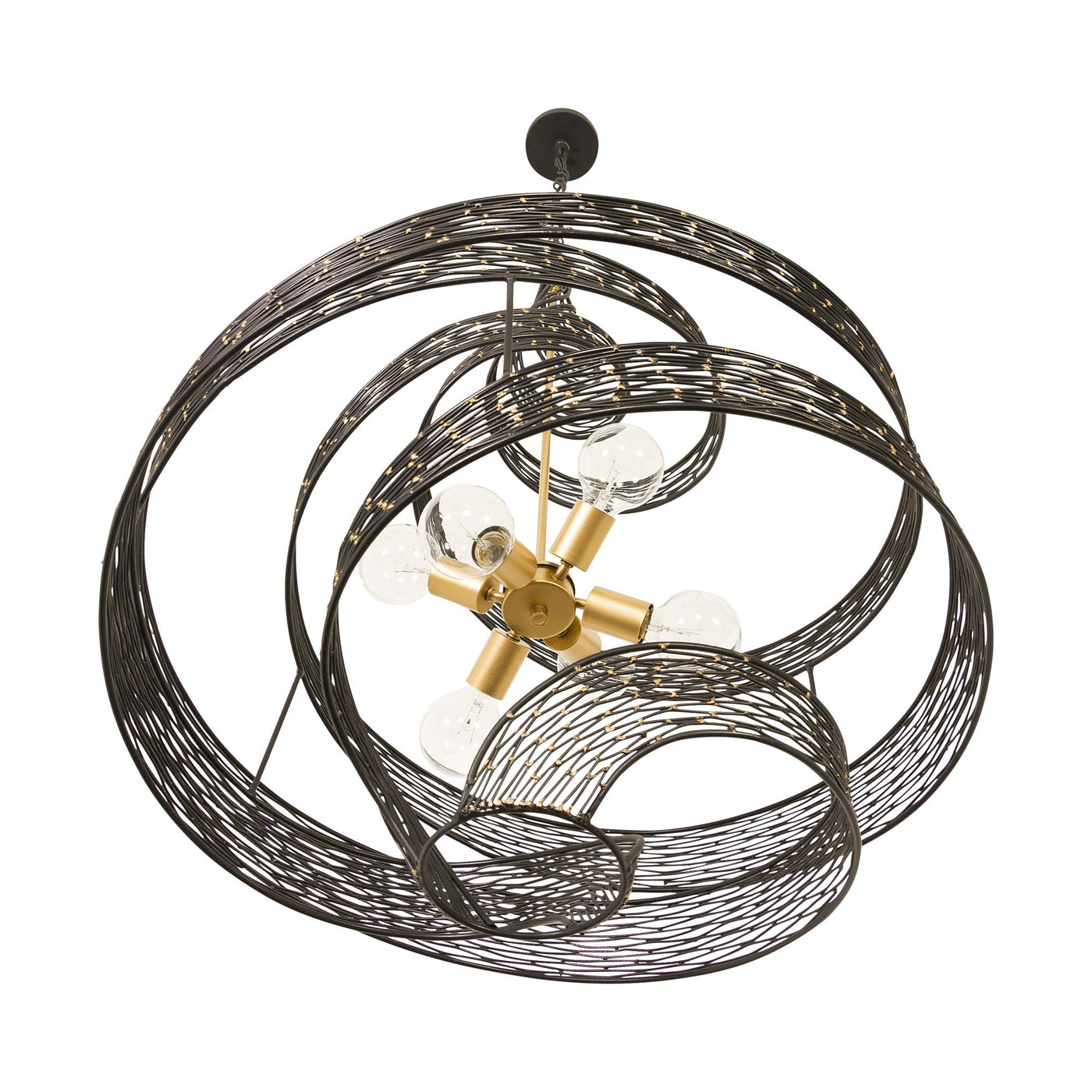 Flow 6 Light Twist Pendant