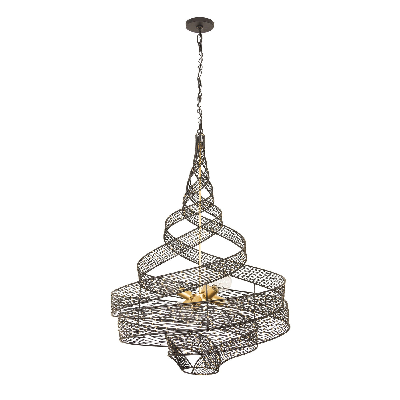 Flow 6 Light Twist Pendant