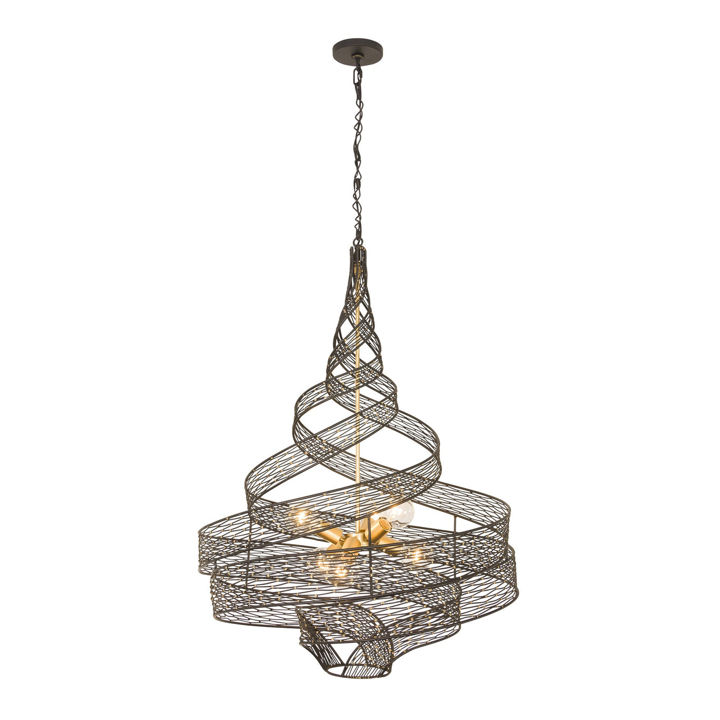 Flow 6 Light Twist Pendant