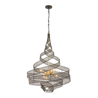 Flow 6 Light Twist Pendant