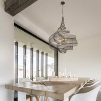Flow 6 Light Twist Pendant