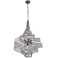 Flow 6 Light Twist Pendant