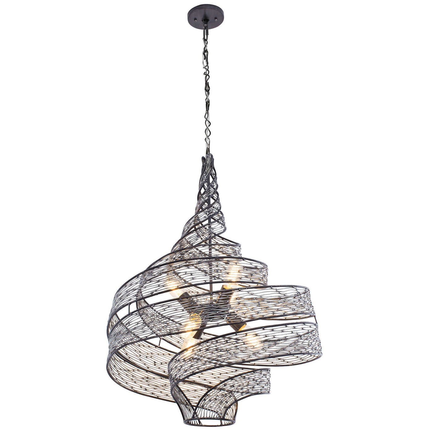 Flow 6 Light Twist Pendant