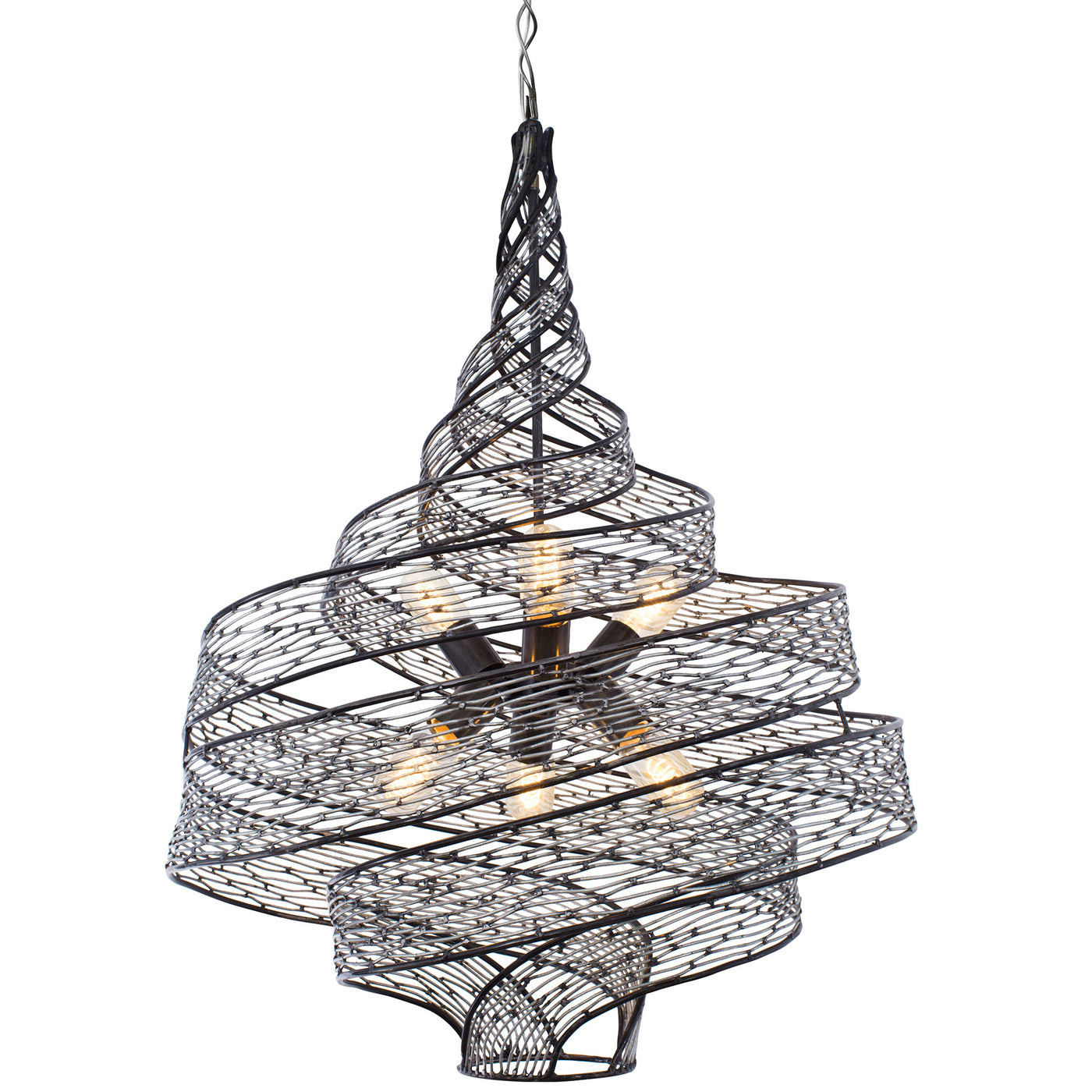 Flow 6 Light Twist Pendant
