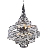 Flow 6 Light Twist Pendant