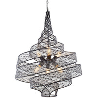 Flow 6 Light Twist Pendant