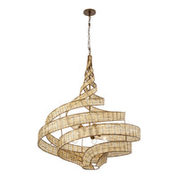 Flow 8 Light Twist Pendant