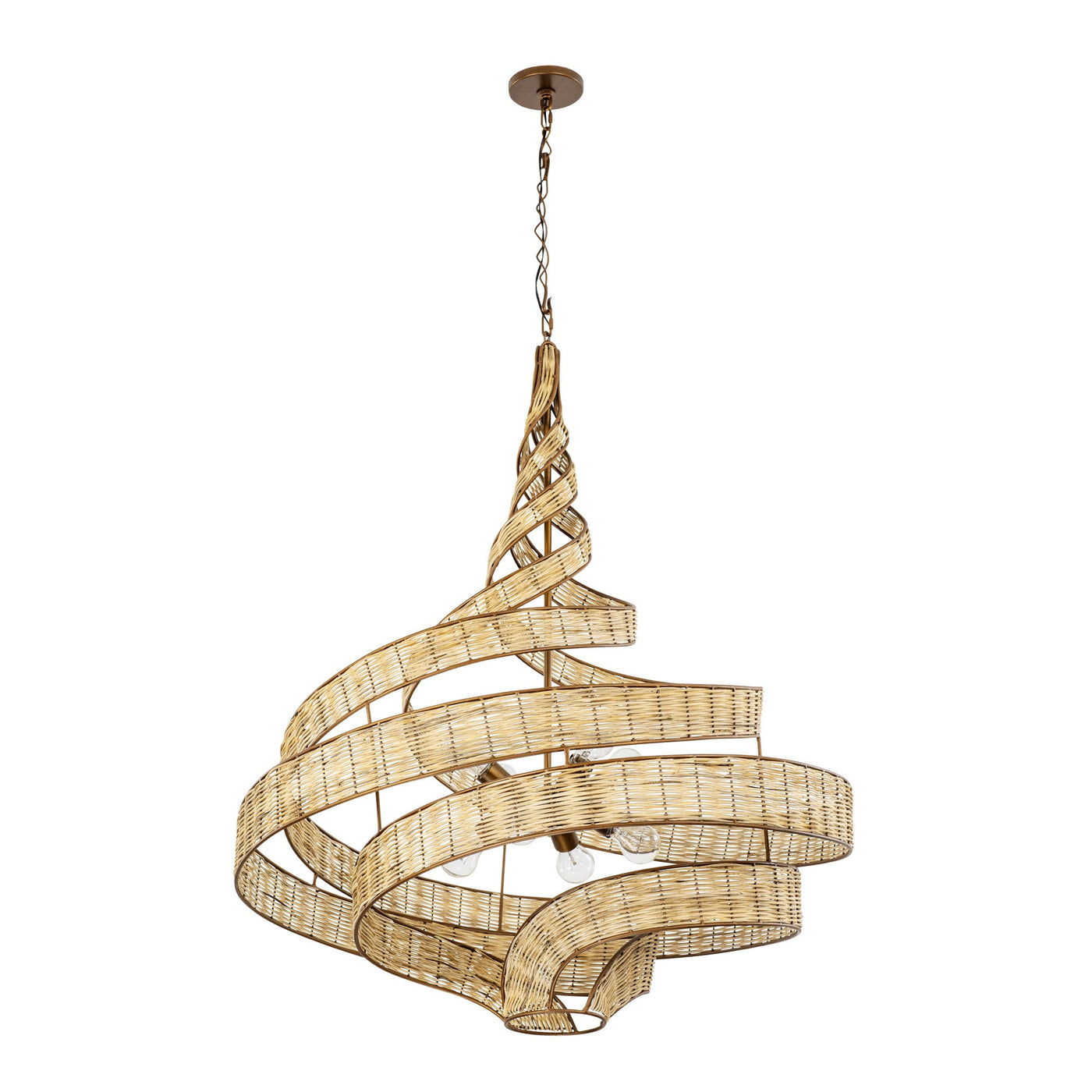 Flow 8 Light Twist Pendant