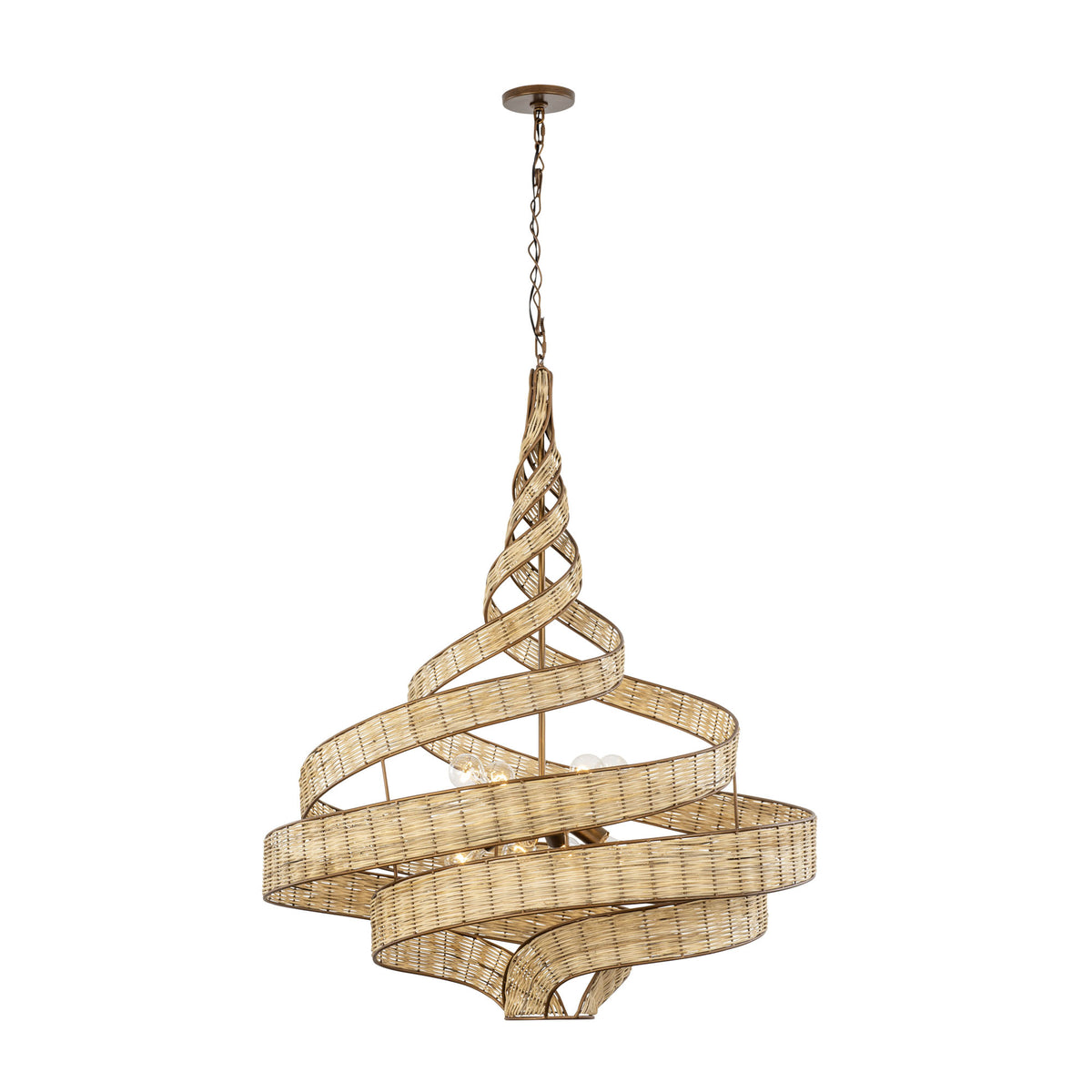 Flow 8 Light Twist Pendant