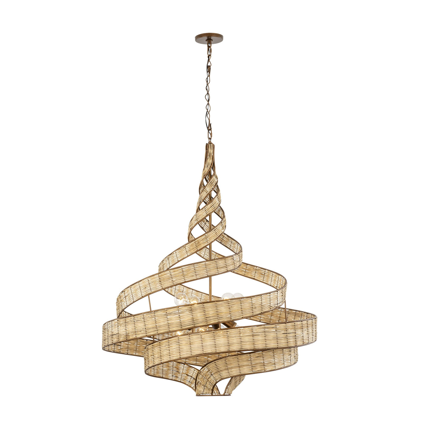 Flow 8 Light Twist Pendant