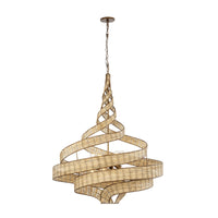 Flow 8 Light Twist Pendant