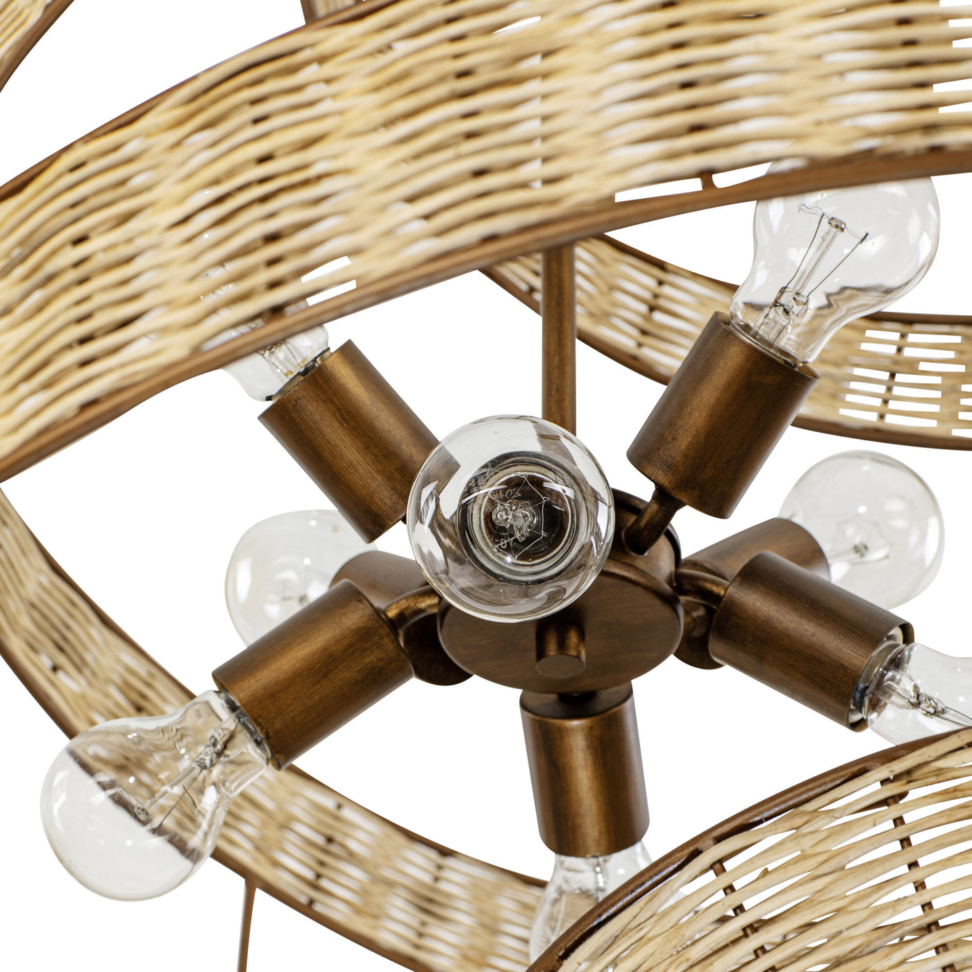 Flow 8 Light Twist Pendant
