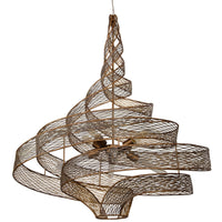 Flow 8 Light Twist Pendant