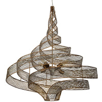 Flow 8 Light Twist Pendant