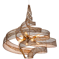 Flow 8 Light Twist Pendant