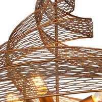 Flow 8 Light Twist Pendant