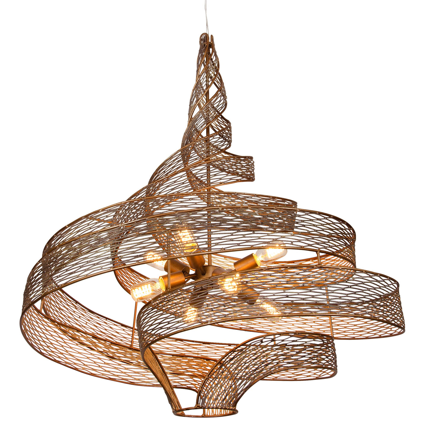 Flow 8 Light Twist Pendant