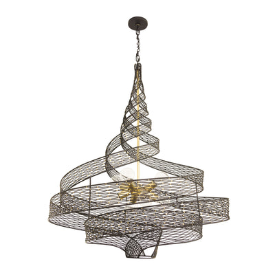 Flow 8 Light Twist Pendant