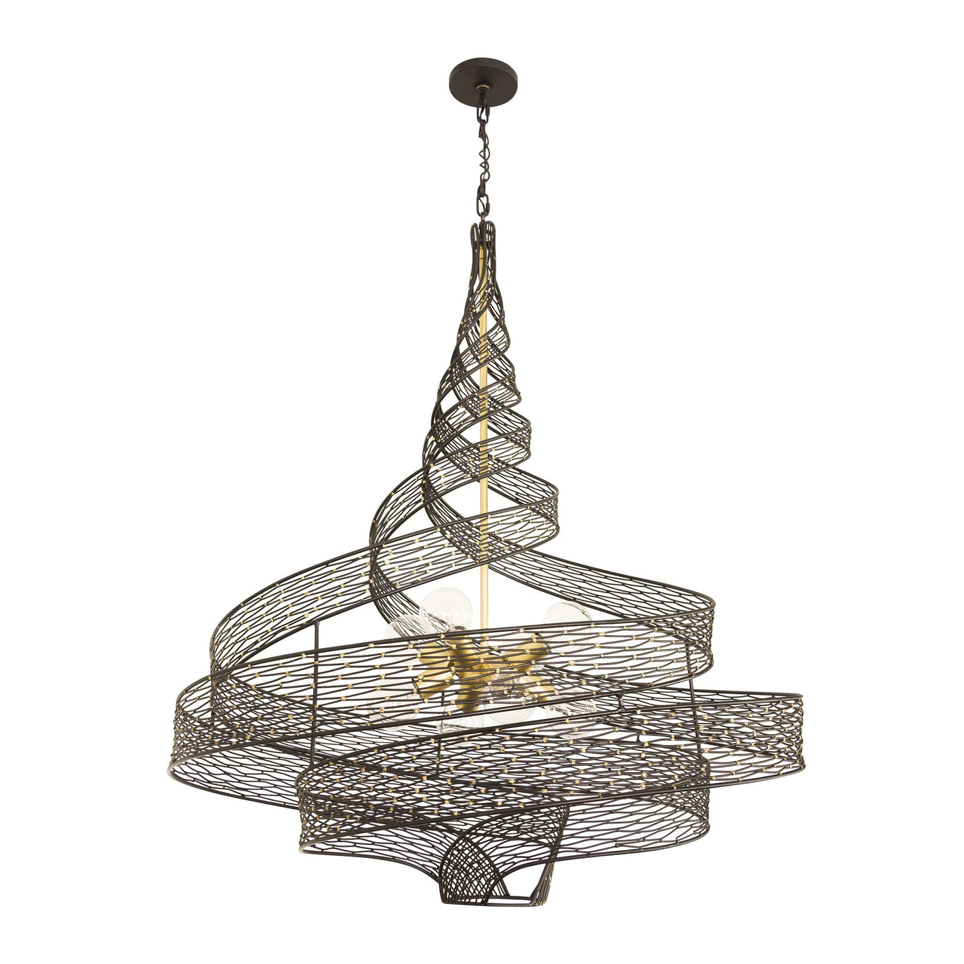 Flow 8 Light Twist Pendant