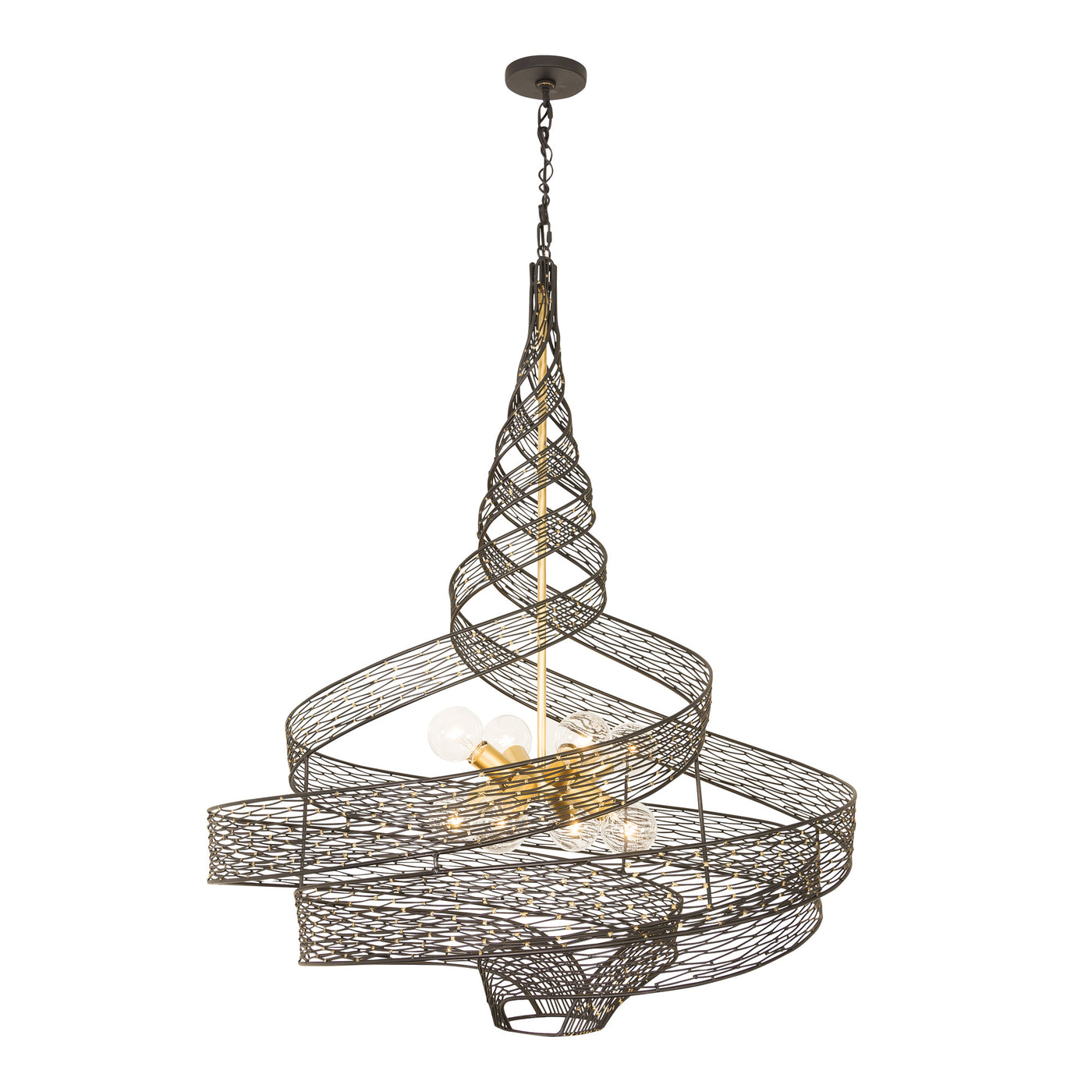 Flow 8 Light Twist Pendant