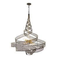 Flow 8 Light Twist Pendant