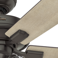 52 inch Crestfield Noble Bronze Ceiling Fan with LED Light Kit and Pull Chain