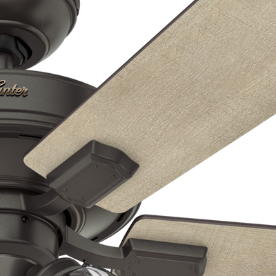 52 inch Crestfield Noble Bronze Ceiling Fan with LED Light Kit and Pull Chain