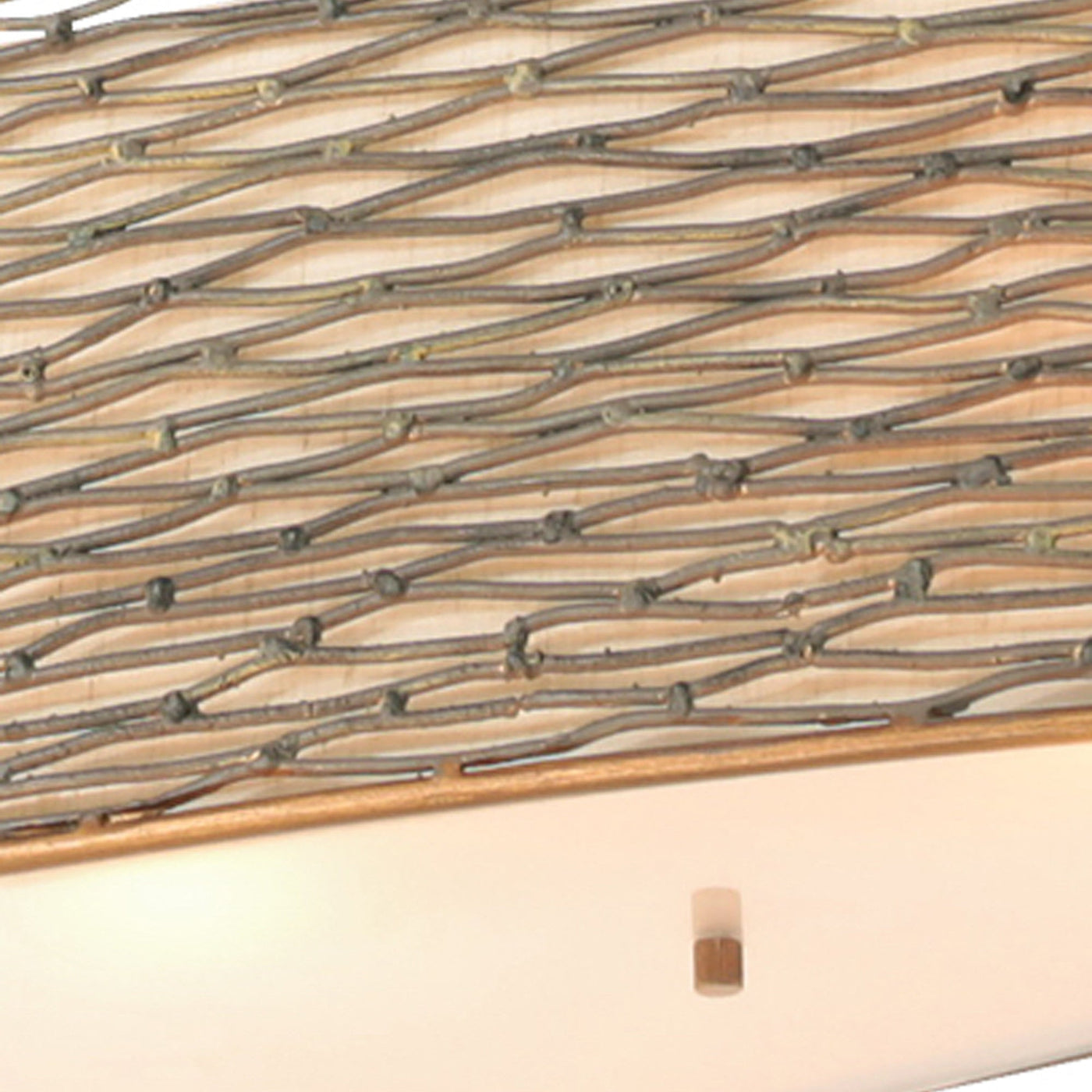 Flow 6 Light Oval Linear Pendant w/Fabric Shade